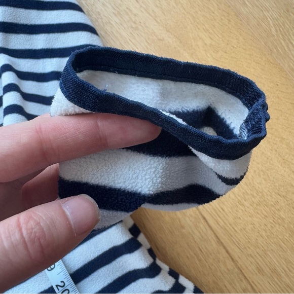 HELLY HANSEN  WOMEN BYKLE GRAPHIC FLEECE STRIPED BLUE AND WHITE - M - Picture 11 of 11